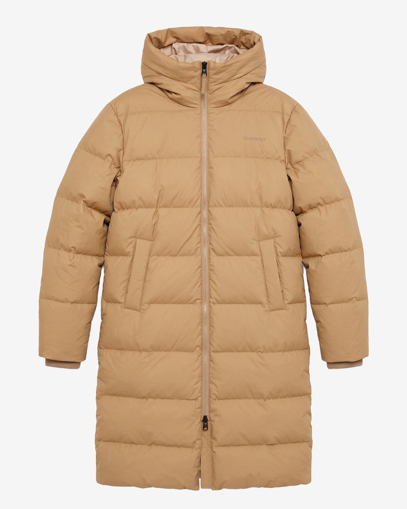 KnowledgeCotton Apparel - WMN Vent 90 puffer coat Jackets 1336 Kelp melange