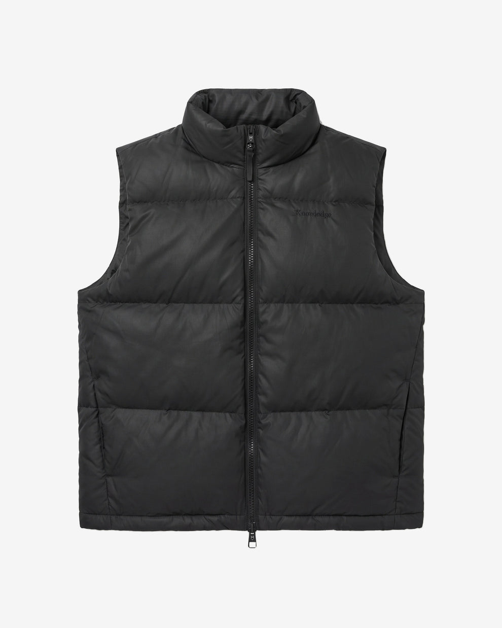 KnowledgeCotton Apparel - WMN Vent 90 puffer vest Vests 1300 Black Jet