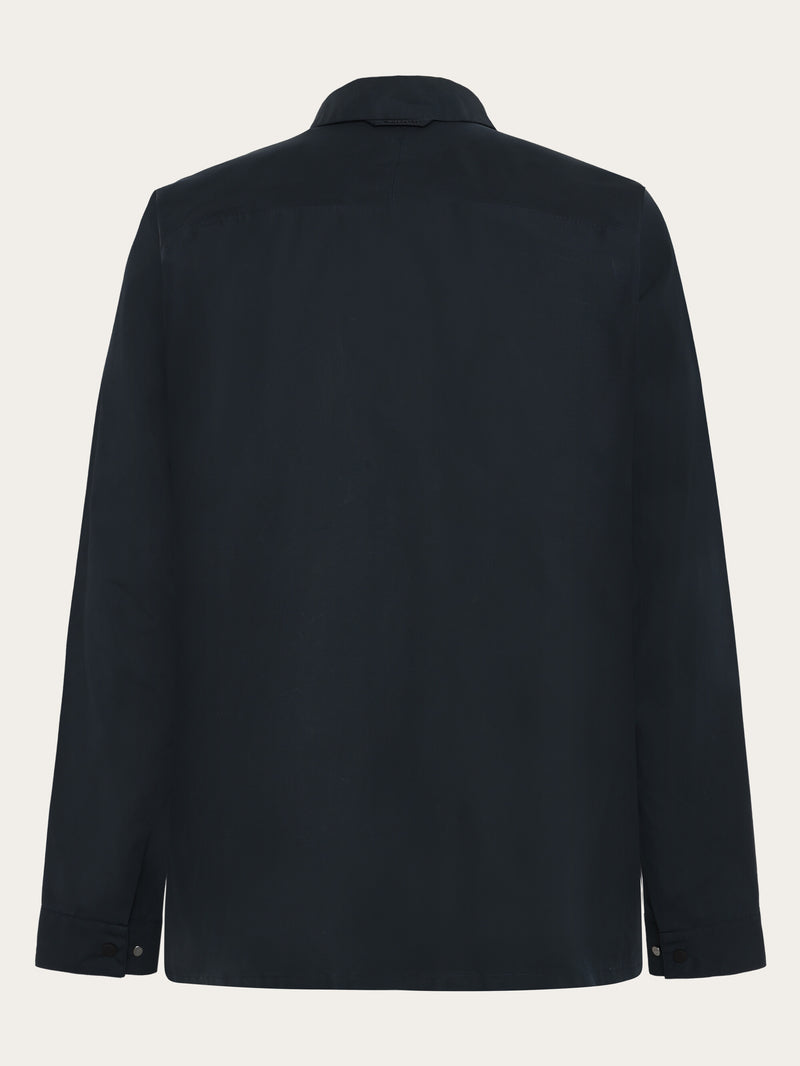 KnowledgeCotton Apparel - MEN Vent Canvas 200 Classic Jacket - GOTS/Vegan Jackets 1001 Total Eclipse