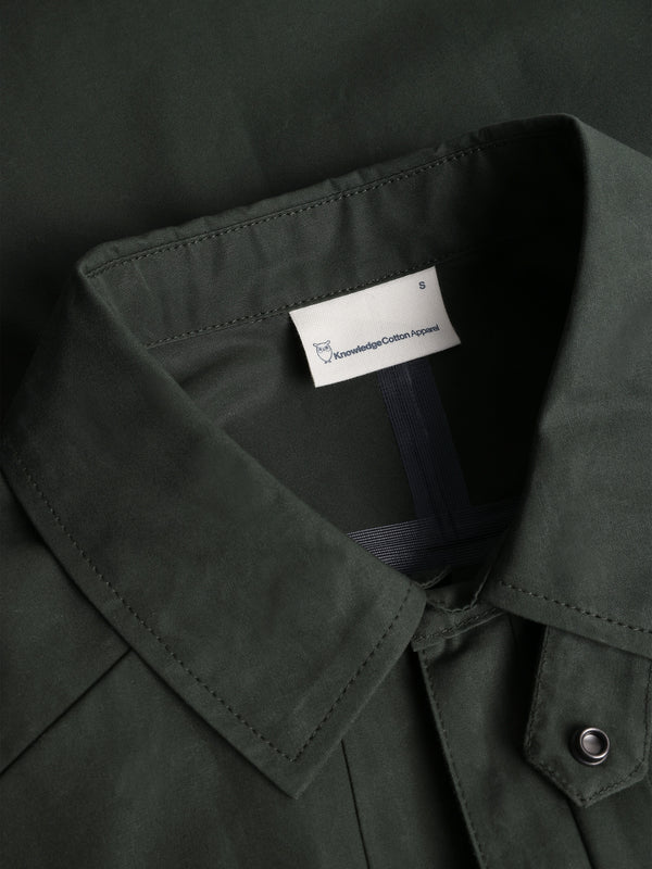 KnowledgeCotton Apparel - WMN Vent Canvas 200 Classic Jacket - GOTS/Vegan Jackets 1090 Forrest Night