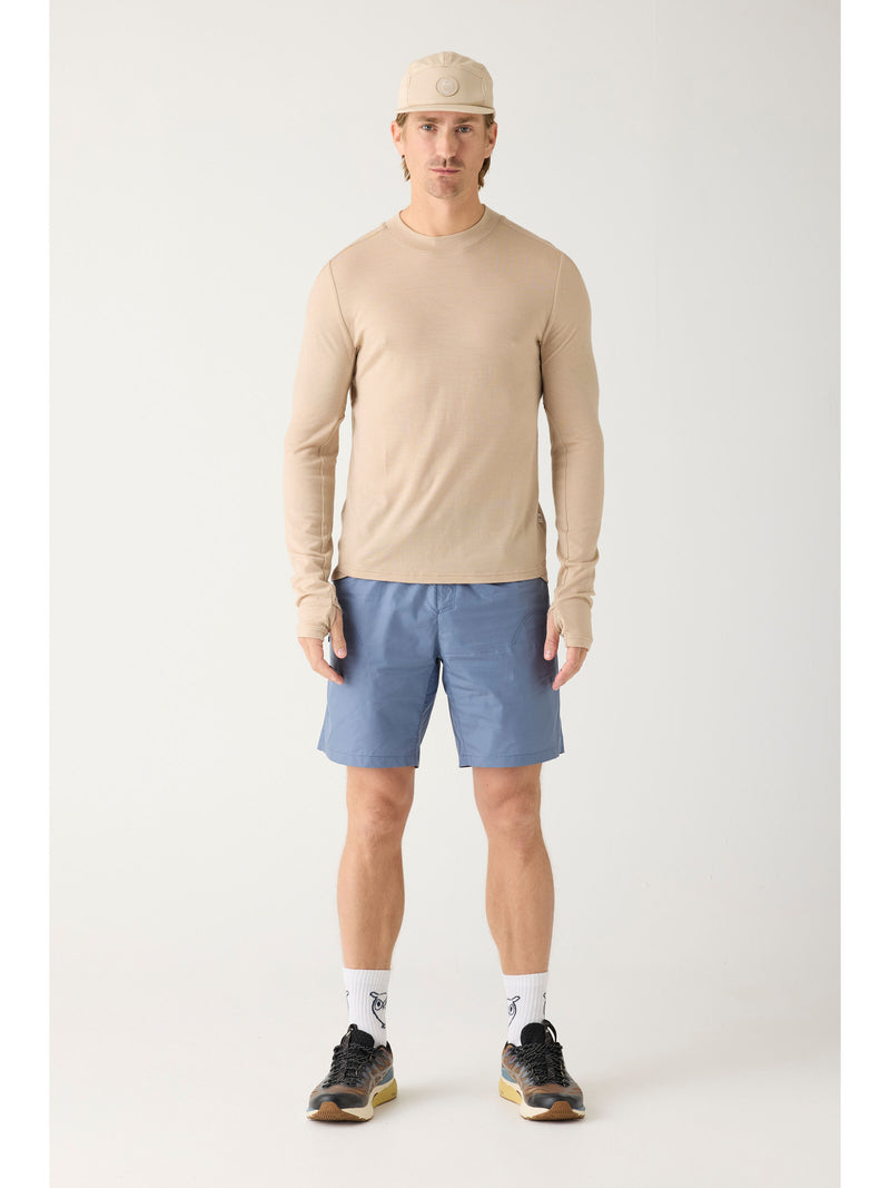 KnowledgeCotton Apparel - MEN Vent Ripstop 90 lightweight shorts - GOTS/Vegan Shorts 1226 Vintage Indigo