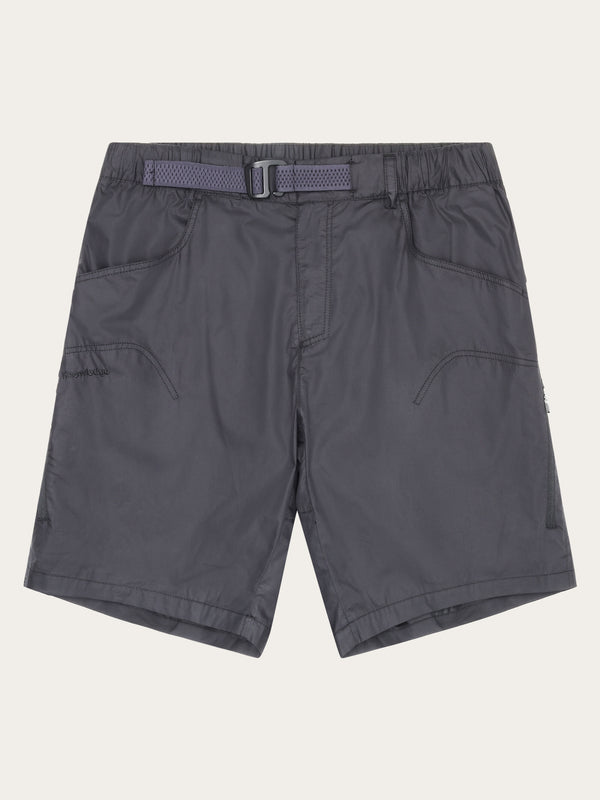 KnowledgeCotton Apparel - MEN Vent Ripstop 90 lightweight shorts - GOTS/Vegan Shorts 1300 Black Jet