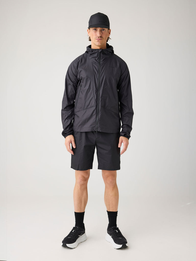 KnowledgeCotton Apparel - MEN Vent Ripstop 90 lightweight shorts - GOTS/Vegan Shorts 1300 Black Jet