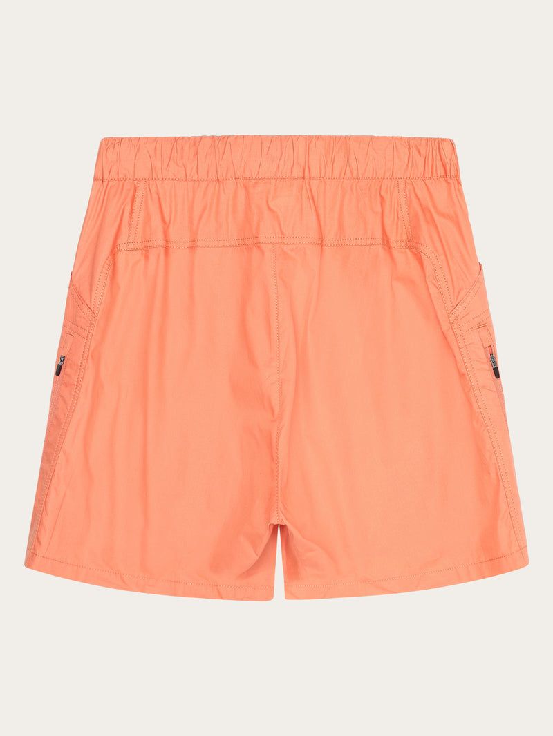 KnowledgeCotton Apparel - WMN Vent Ripstop 90 lightweight shorts - GOTS/Vegan Shorts 1481 Langoustino