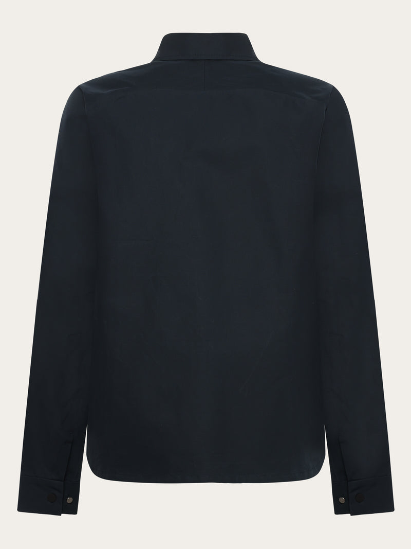 KnowledgeCotton Apparel - WMN Vent canvas 200 jacket Jackets 1001 Total Eclipse