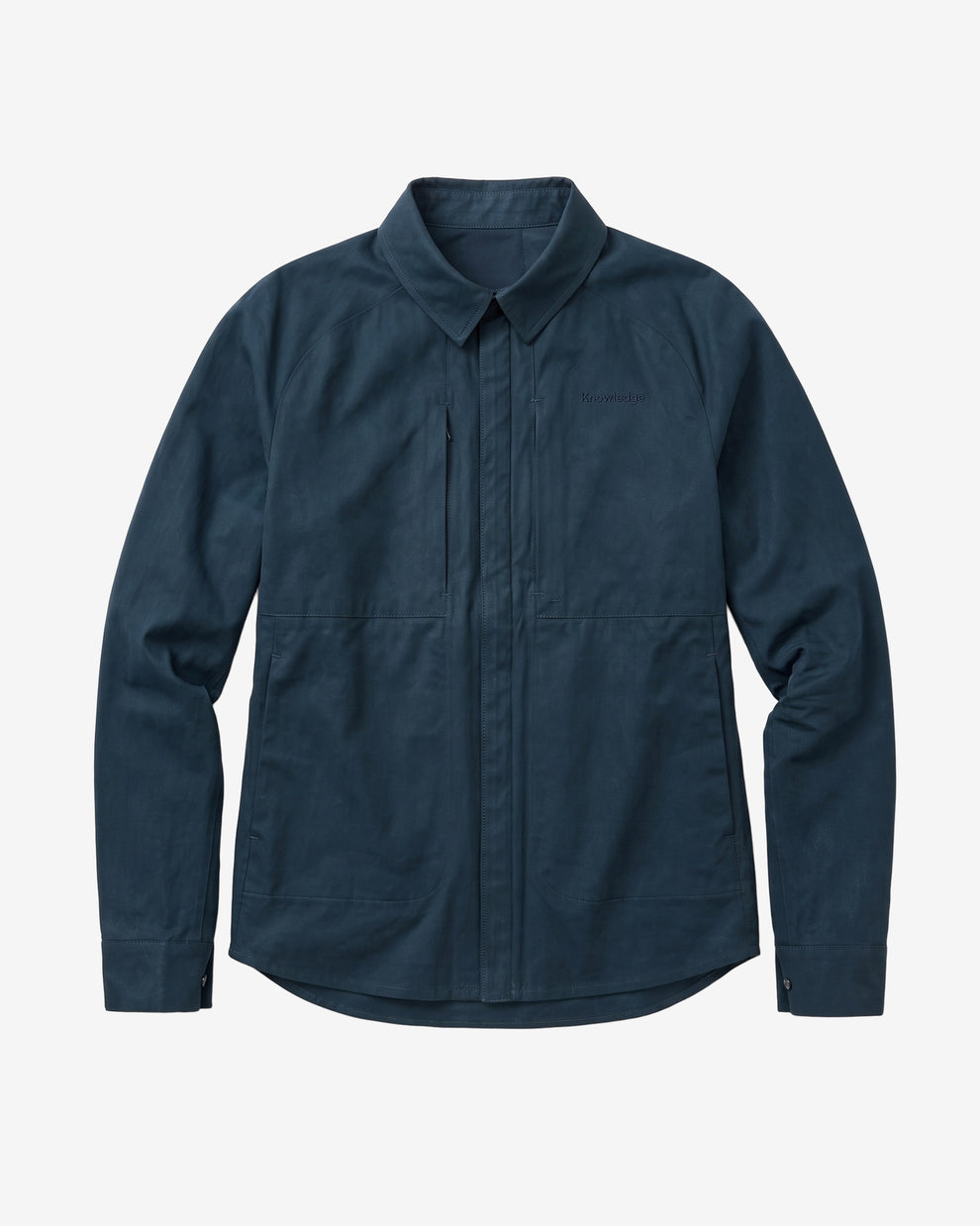 KnowledgeCotton Apparel - WMN Vent canvas 200 jacket Jackets 1001 Total Eclipse