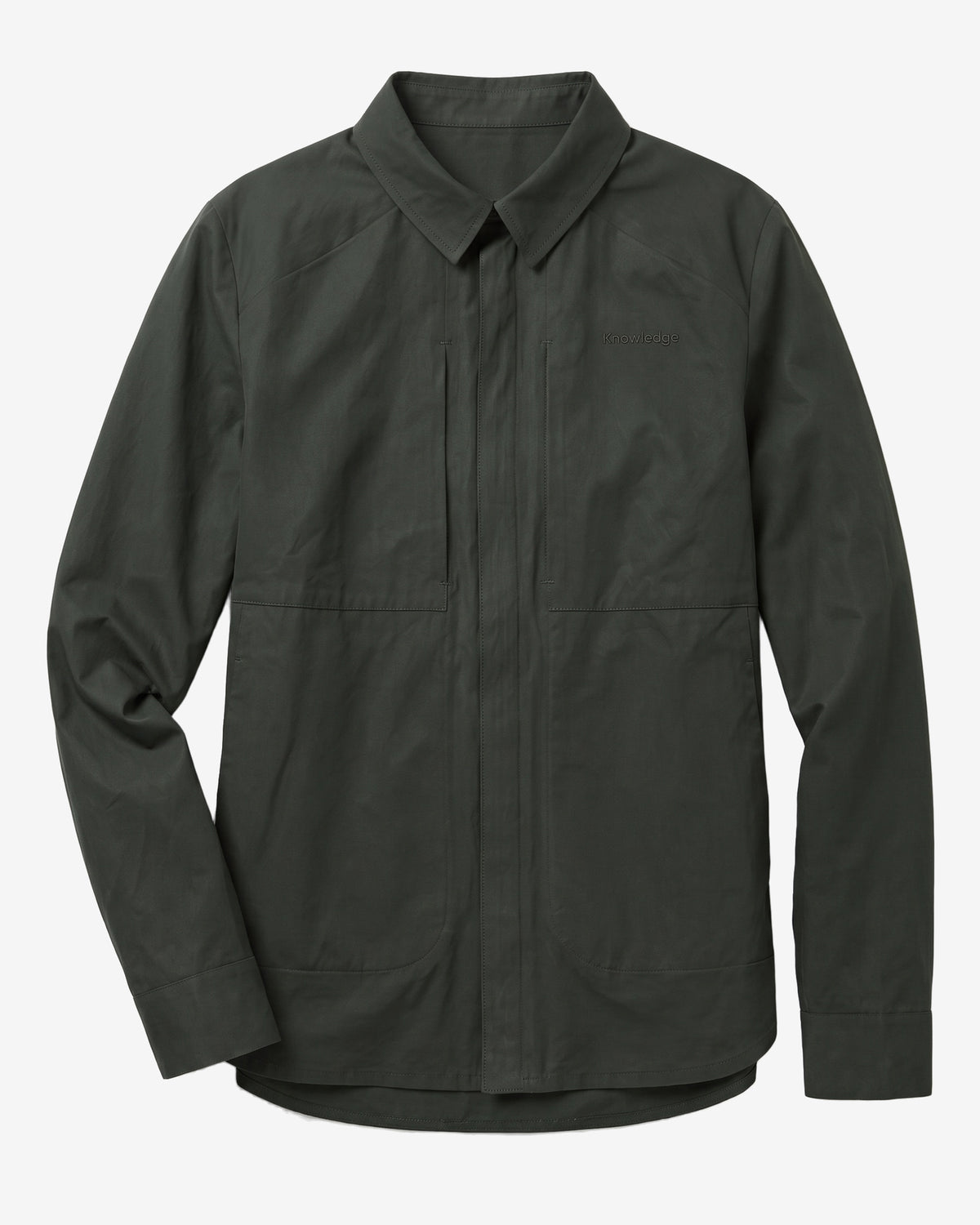KnowledgeCotton Apparel - WMN Vent canvas 200 jacket Jackets 1090 Forest Night