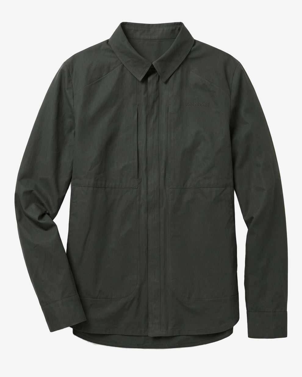 KnowledgeCotton Apparel - WMN Vent canvas 200 jacket Jackets 1090 Forest Night