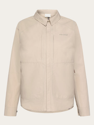 KnowledgeCotton Apparel - WMN Vent canvas 200 jacket Jackets 1228 Light feather gray