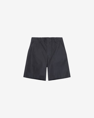 KnowledgeCotton Apparel - WMN Vent canvas 200 shorts Shorts 1300 Black Jet