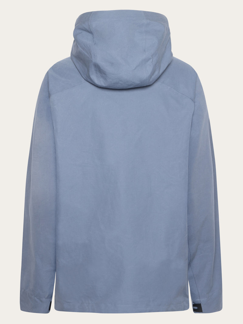 KnowledgeCotton Apparel - MEN Vent canvas 270 shell jacket Jackets 1226 Vintage Indigo