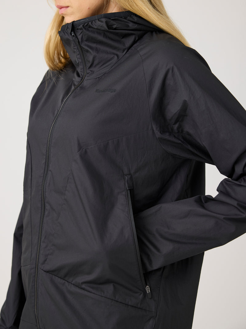 KnowledgeCotton Apparel - WMN Vent ripstop 90 jacket Jackets 1300 Black Jet