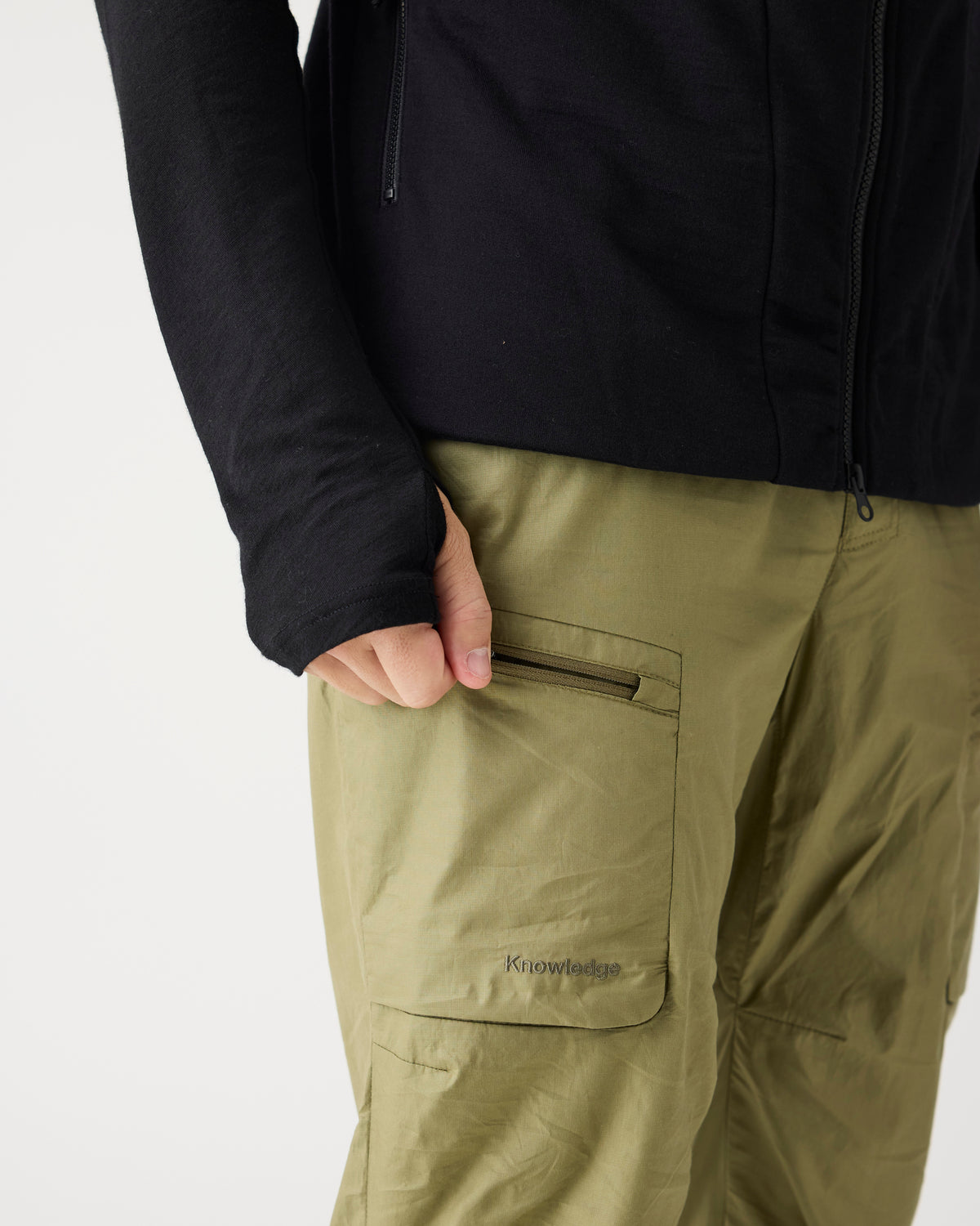 KnowledgeCotton Apparel - MEN Vent ripstop 90 pants Pants 1068 Burned Olive