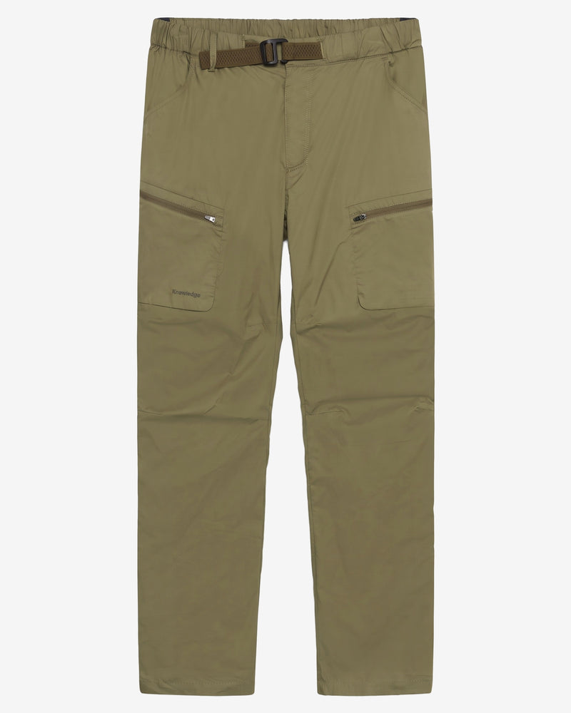KnowledgeCotton Apparel - MEN Vent ripstop 90 pants Pants 1068 Burned Olive